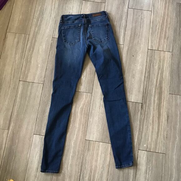 Articles of Society | sz 24 Women's Denver Wash Mid Rise Taper Leg Skinny Jeans - Picture 2 of 5